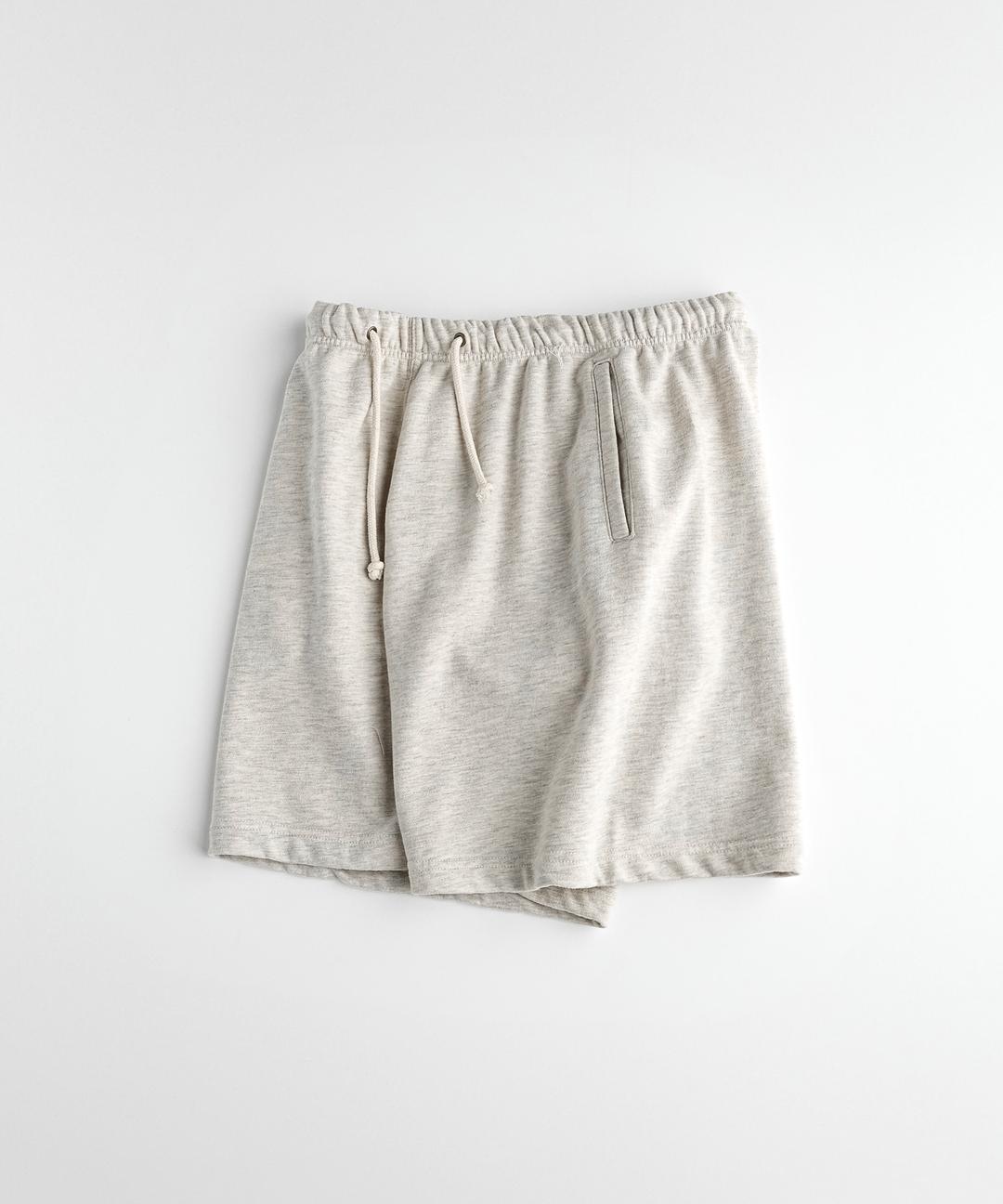 TRAIL SWEAT SHORTS "oatmeal melange\"