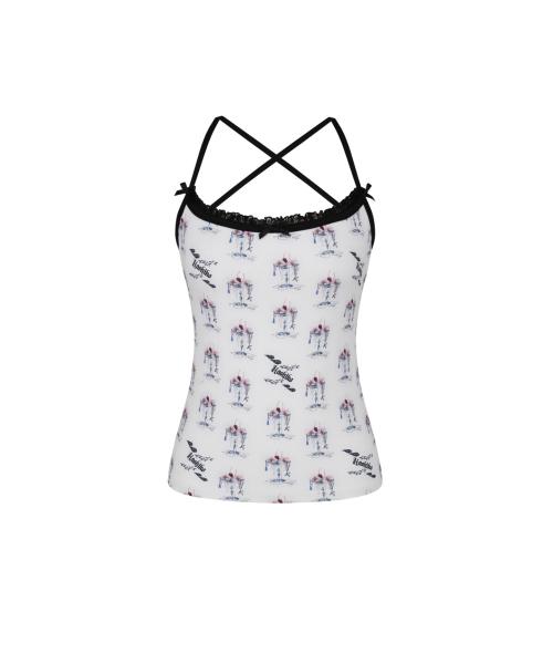 Jewel Cocktail Sleeveless Ivory