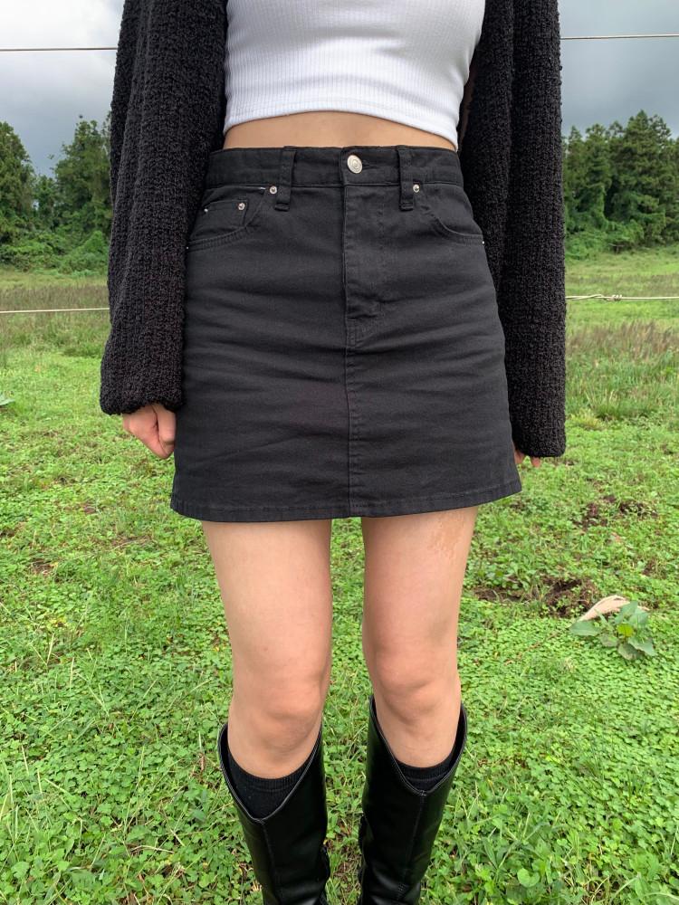 [타임라인서울] 코튼 미니스커트(2color)