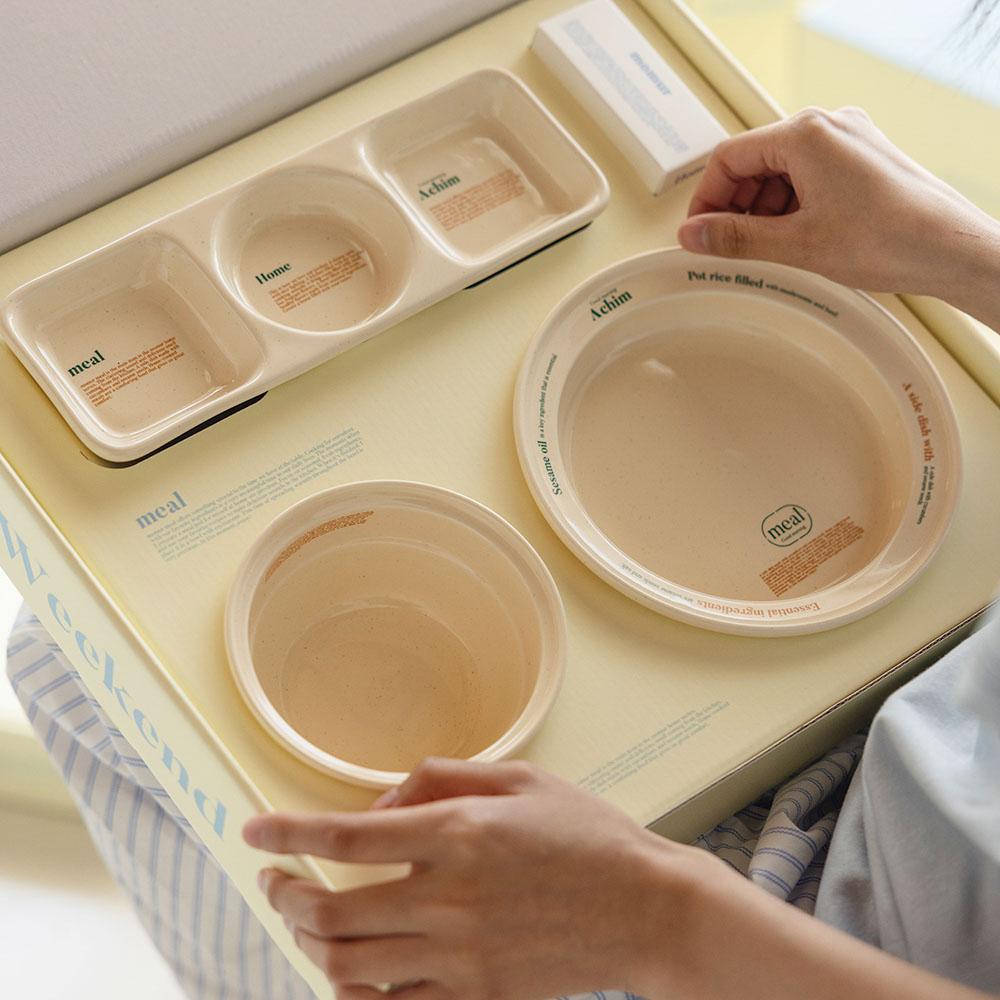 [ weekend 9 ] 1인 식기 세트 기프트[2 color]