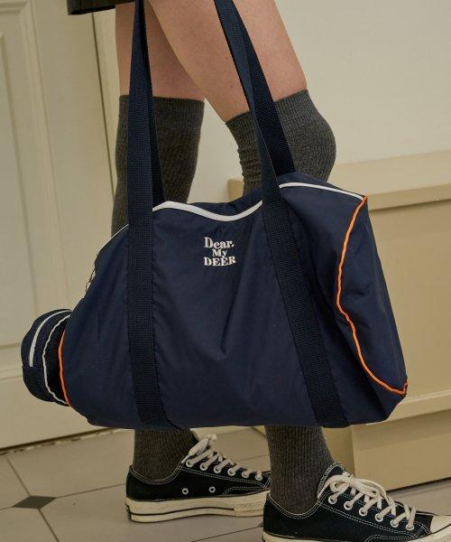 [Large] Logo sports  duffel Bag_Navy