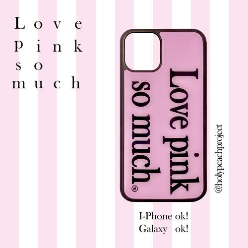 (아이폰)러브 핑크 쏘 머치 글라스 범퍼 케이스 (맥세이프 선택 가능,16 PLUS PRO PROMAX 주문 가능)