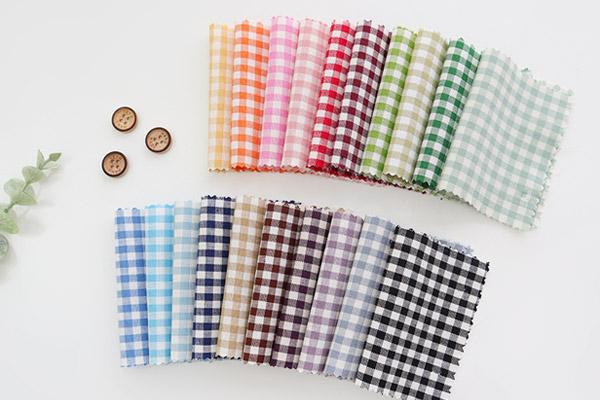 면원단 체크원단 20수 선염 4mm 베이직 20color 288831