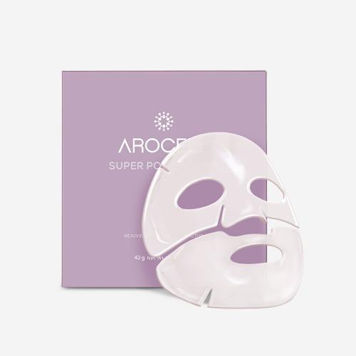 아로셀 슈퍼파워마스크 42g x 4매 (탱탱콜라팩) 콜라겐 제대혈 엑소좀 탄력 광채 미백 주름개선 마스크팩