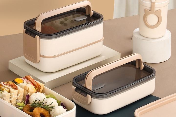 직장인 학생 전자레인지 보온용기 스텐 도시락통 런치박스 1단 700ml