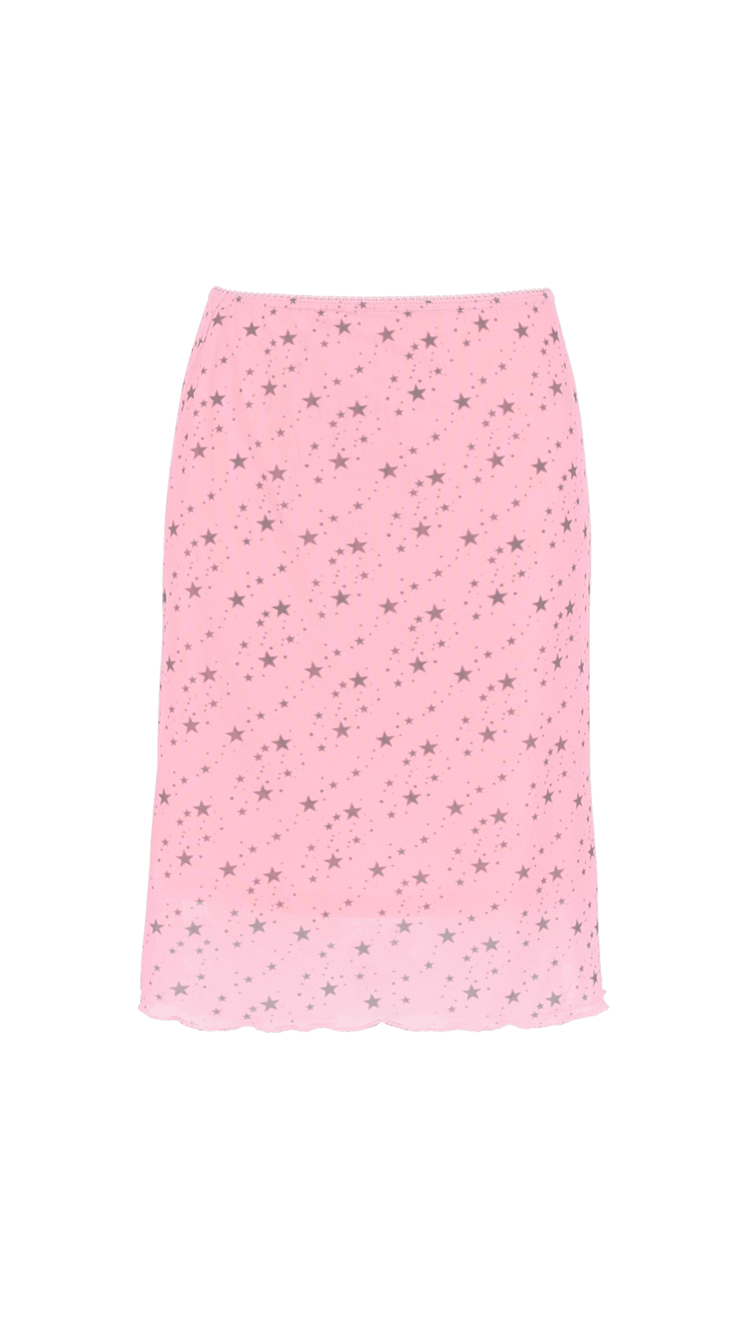 193 Star mesh midi skirt