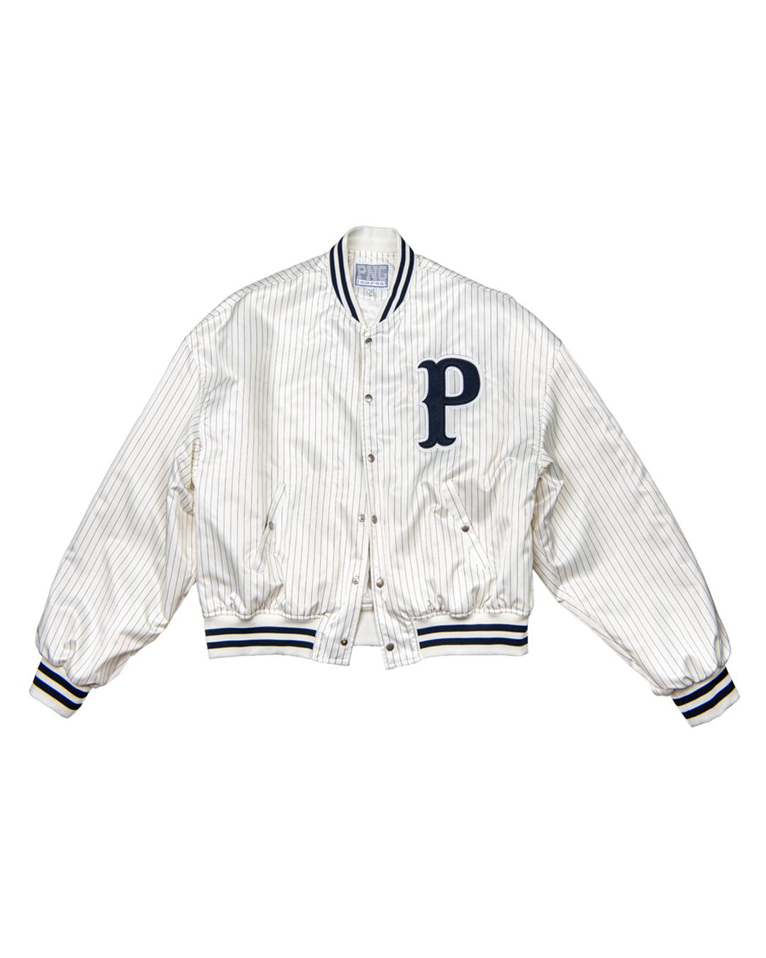 P LOGO BOMBER - IVORY
