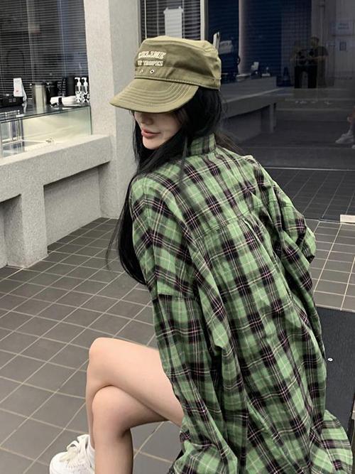 하운드 체크 셔츠