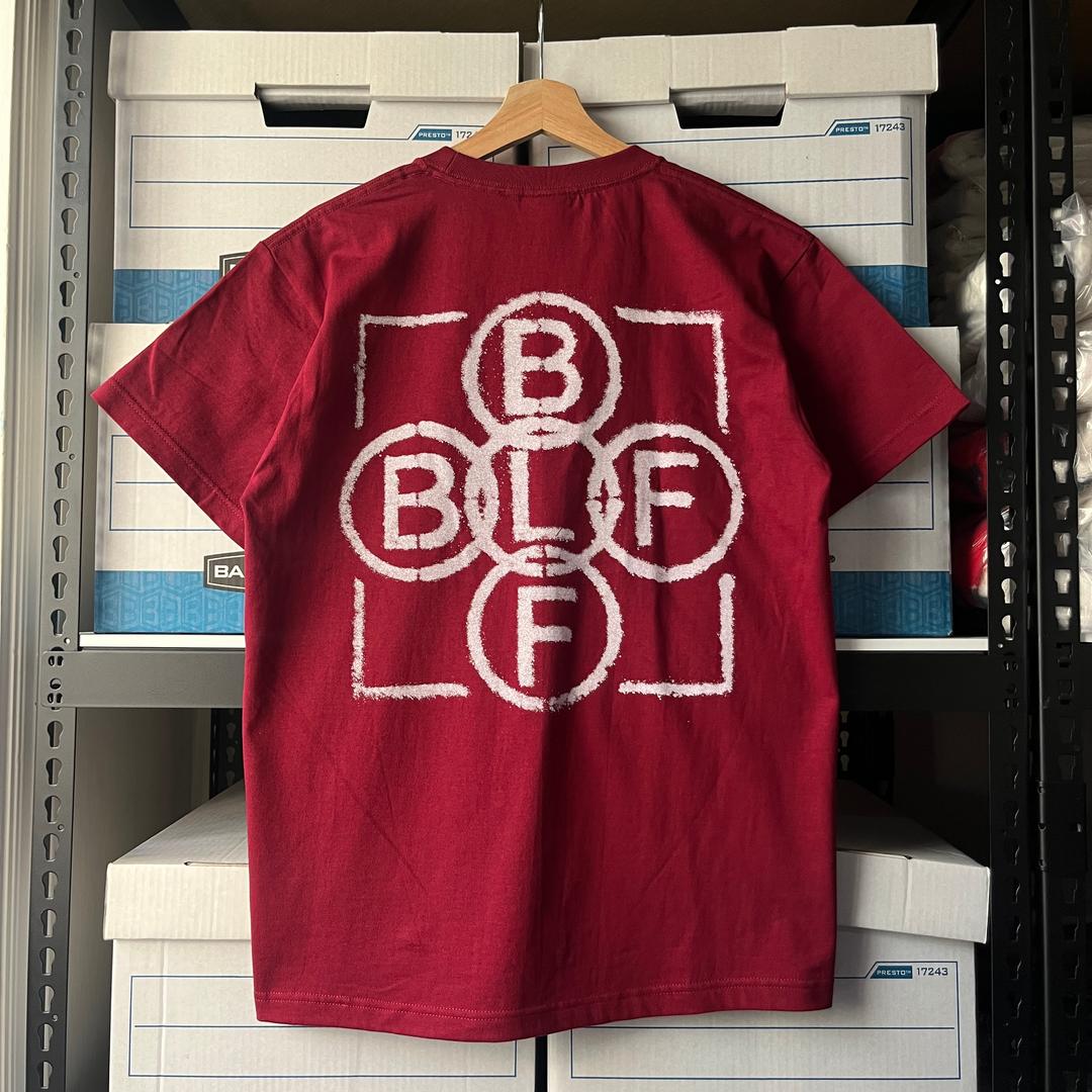 BLF Powder T-shirts [ Burgundy ]
