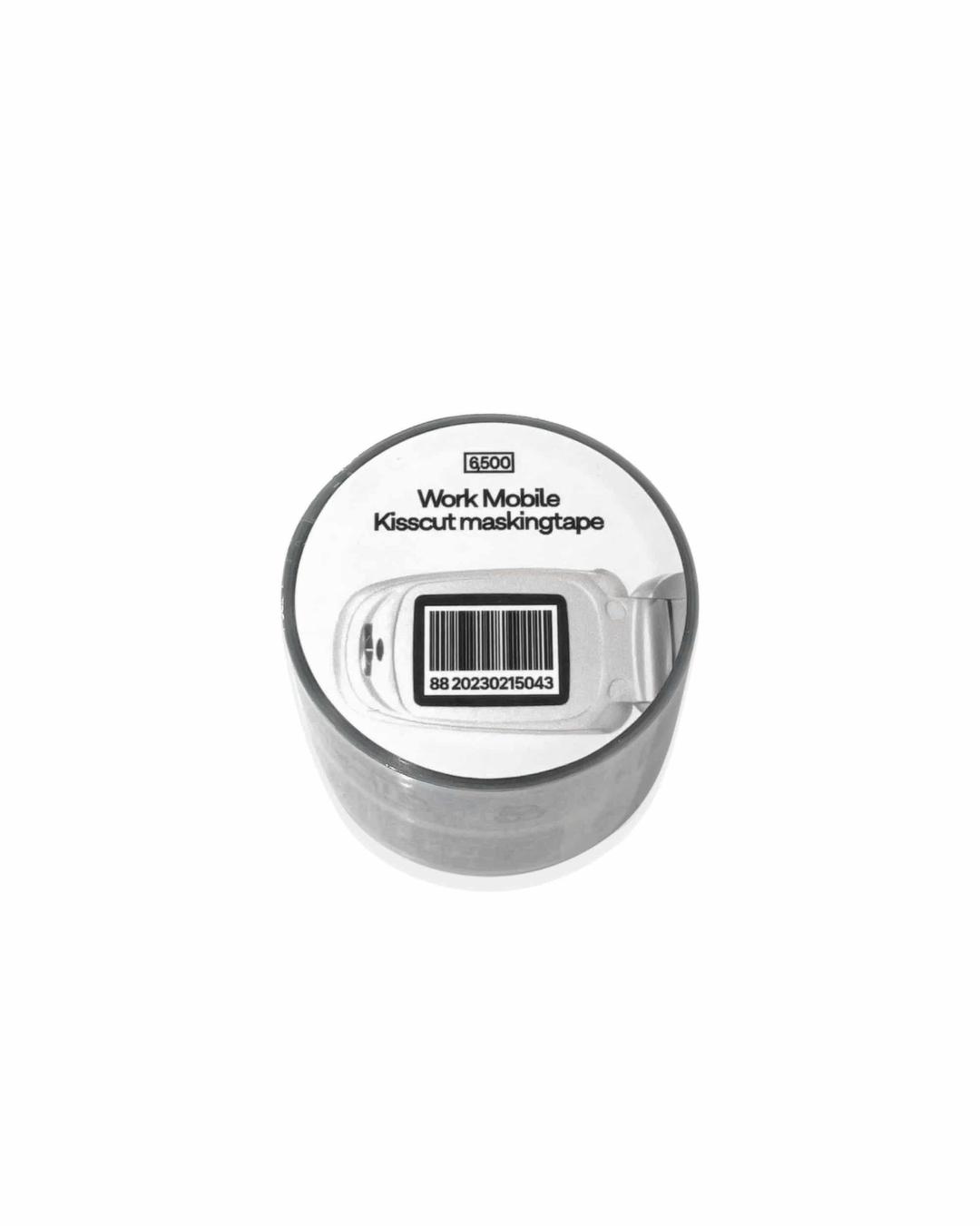 Work mobile Kisscut Masking tape