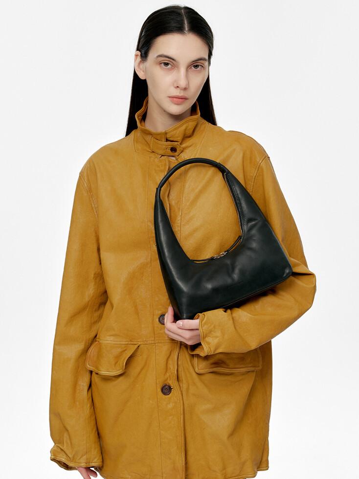 HOBO SHOULDER_black pull-up