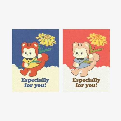 너를 위한 다람쥐 스티커(5장, 낱개로 10개)