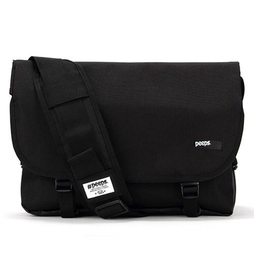 PEEPS essential messenger bag(black)_핍스 에센셜 메신저백