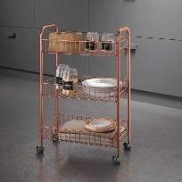 루가노 3단 이동식 팬트리 코퍼