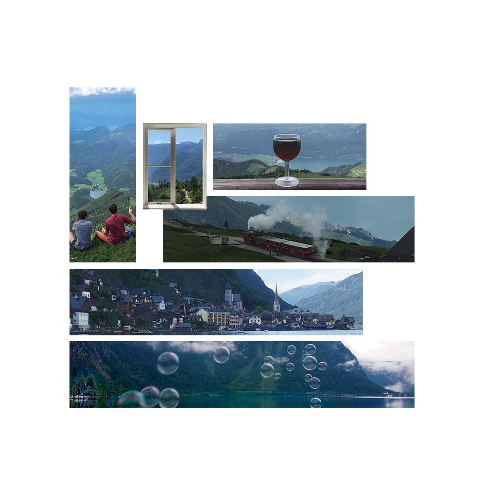 Let's go Hallstatt 마스킹테이프 (15mm)