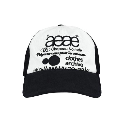 Web Logo Mesh Cap [Black]