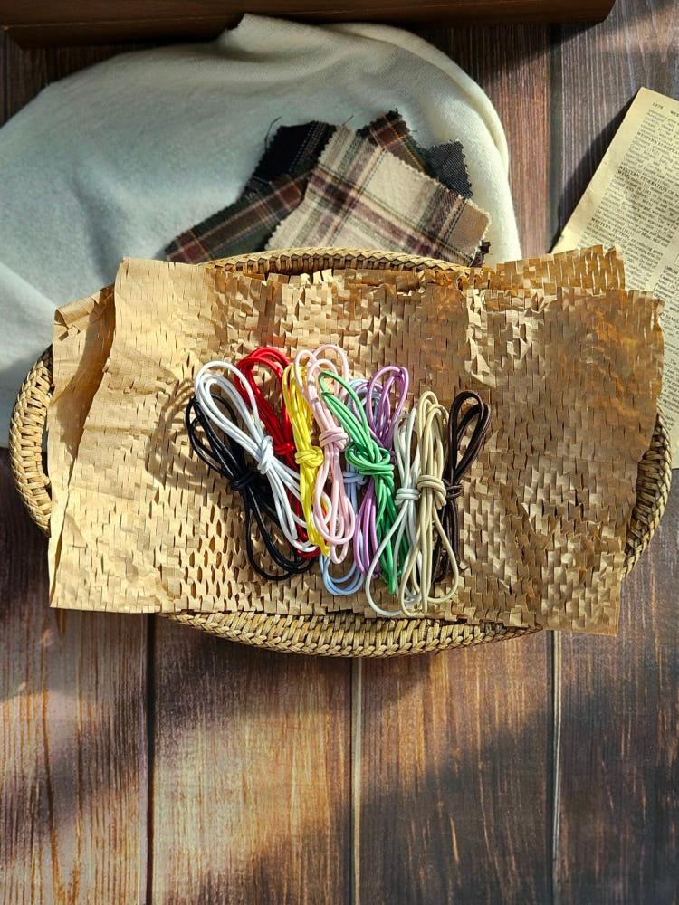 [5마] 160색 의류부자재 12본 엘라스트링 원형 고무줄 헤어 악세사리 고무줄