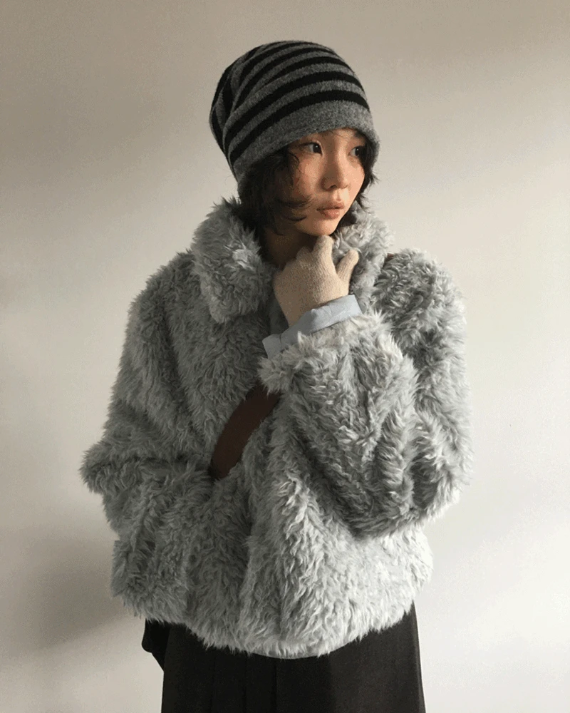 [오늘출발/MD추천]미뇽 부클레 자켓 (4color) *전 컬러 당일 발송 가능!