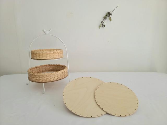 라탄 공예 재료 DIY 키트 원형 트레이 라탄키트 (무료 동영상 제공)