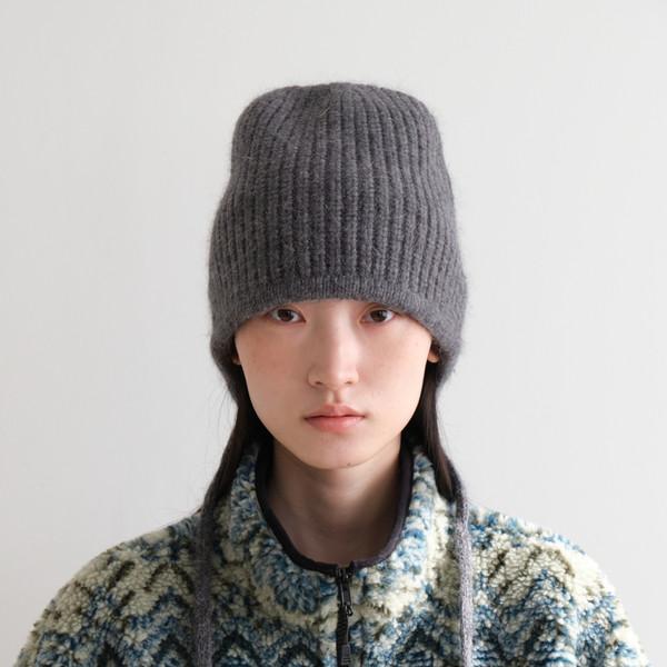 Angora Bucket Hat (Charcoal)