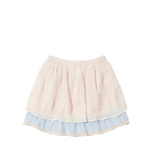 CHIFFON STAR LAYERD BANDING SKIRT (MIX)