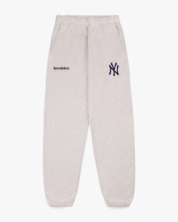 Yankees Serif Sweatpants Heather Gray