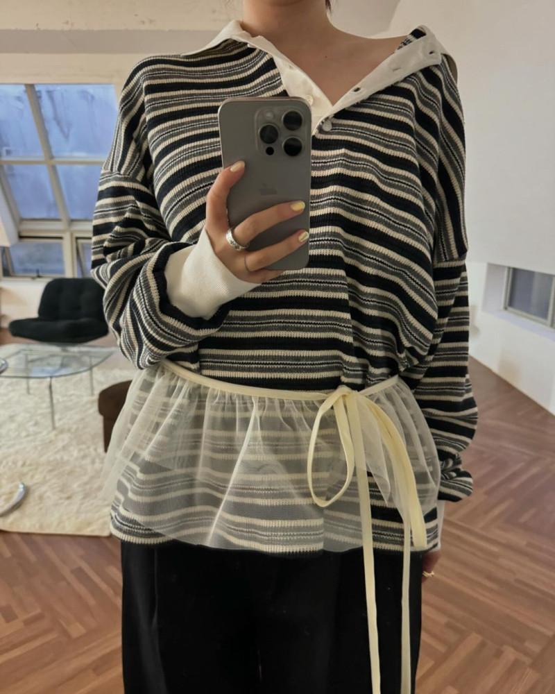 eggis 에그이즈 24FW 프랩 랩 스커트