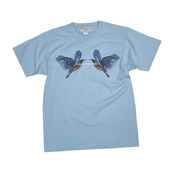 Graphic Nipple Patch (bluebirds - skyblue)