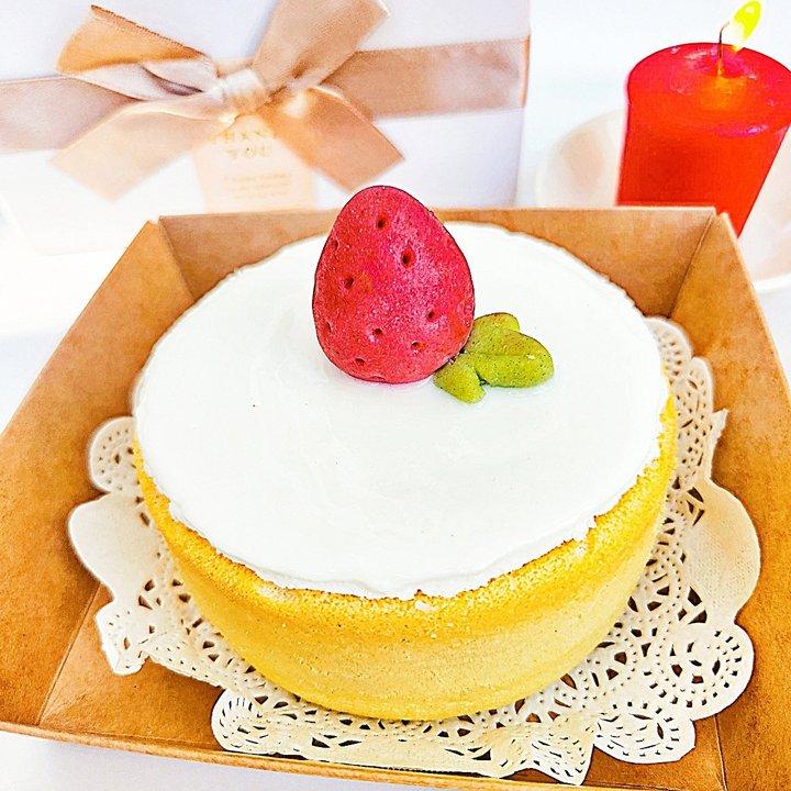 담무 수제간식 딸기치즈 케이크