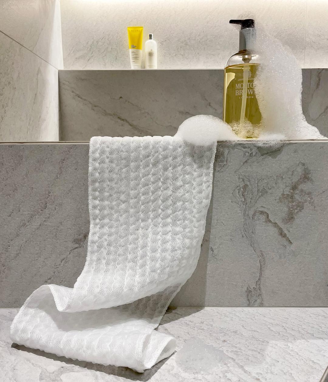 테리스페셜 부드러운 3겹 버블 샤워타월 1+1