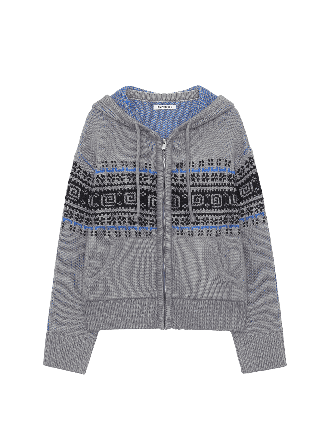 노르딕 집업 후디 GRAY