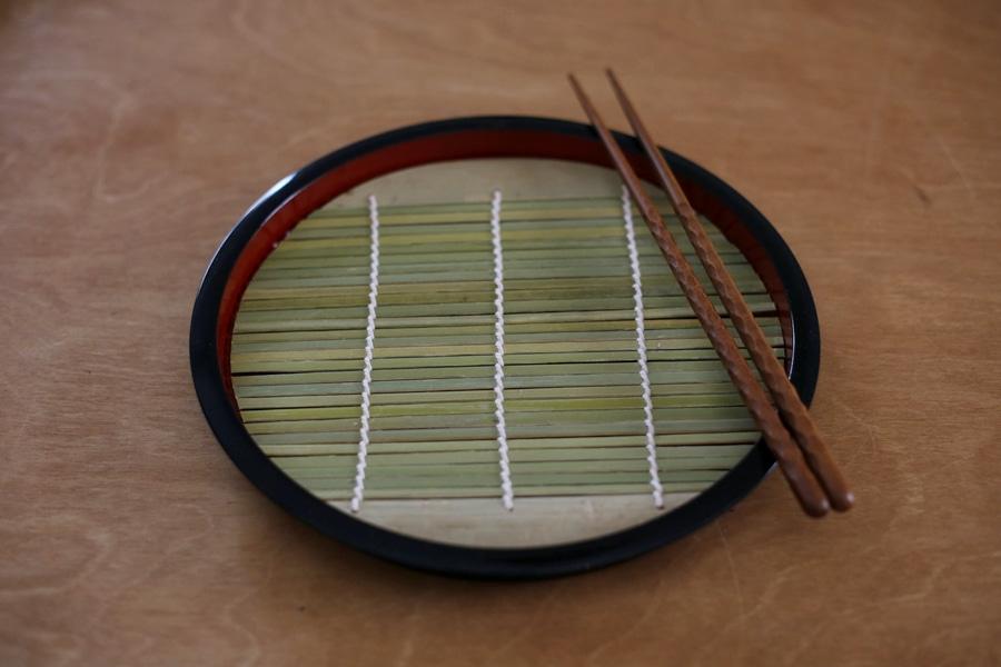 일본 대나무 모밀채반