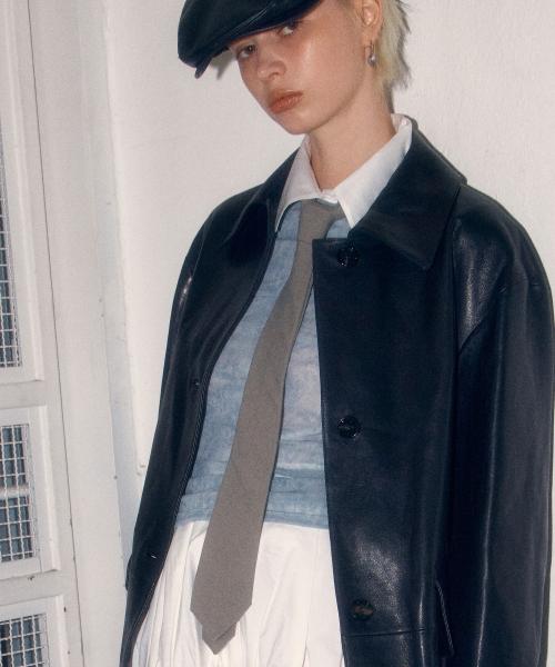 SLIM NECK TIE / NC / GR