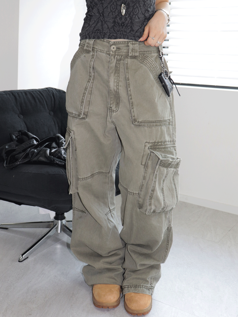 키코 fatigue cargo pants (2 color) |  퍼티그 카고 팬츠