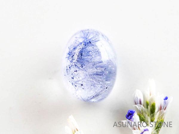 デュモルチェライトインクォーツ　カボション 　ブラジル産 　0.97ct 【220916-1129】