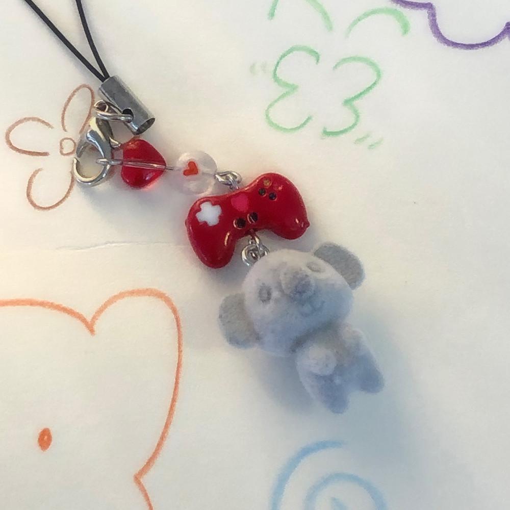 뽀송한 게임 중독 코알라 키링