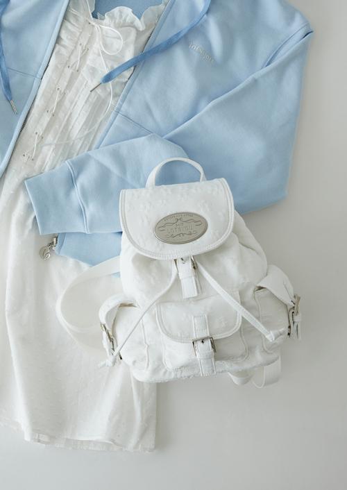Nostalgia chubby Backpack White
