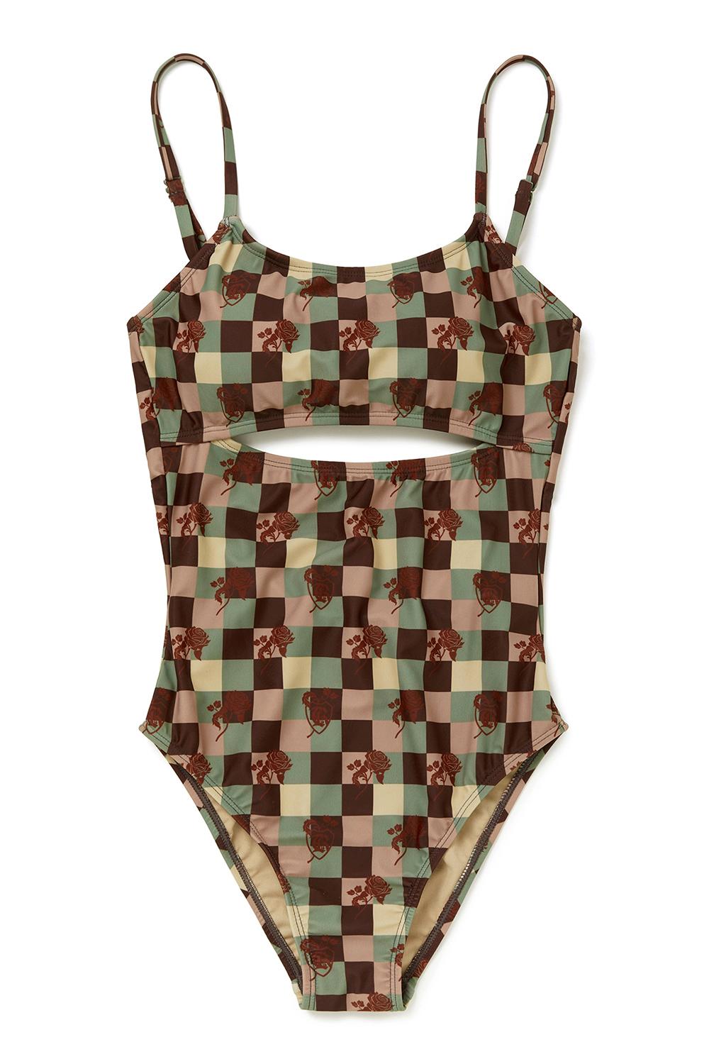 CUTOUT MONOKINI [ROSE]