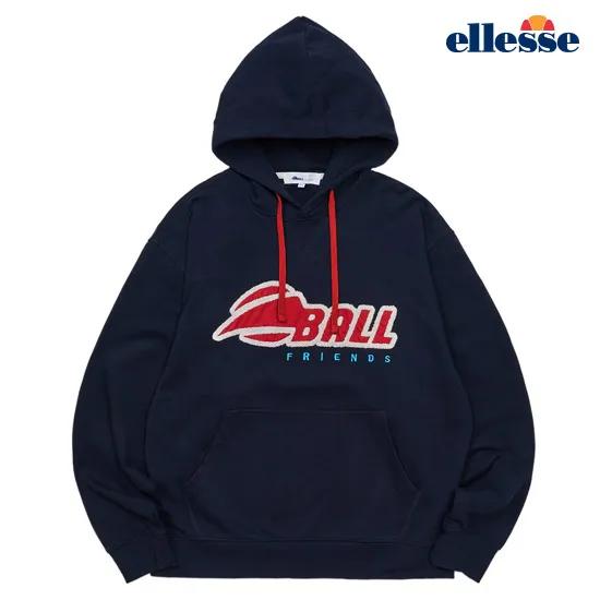 [엘레쎄] 남녀공용 볼프렌즈 빅로고 후드티 EL4UBTR345DN