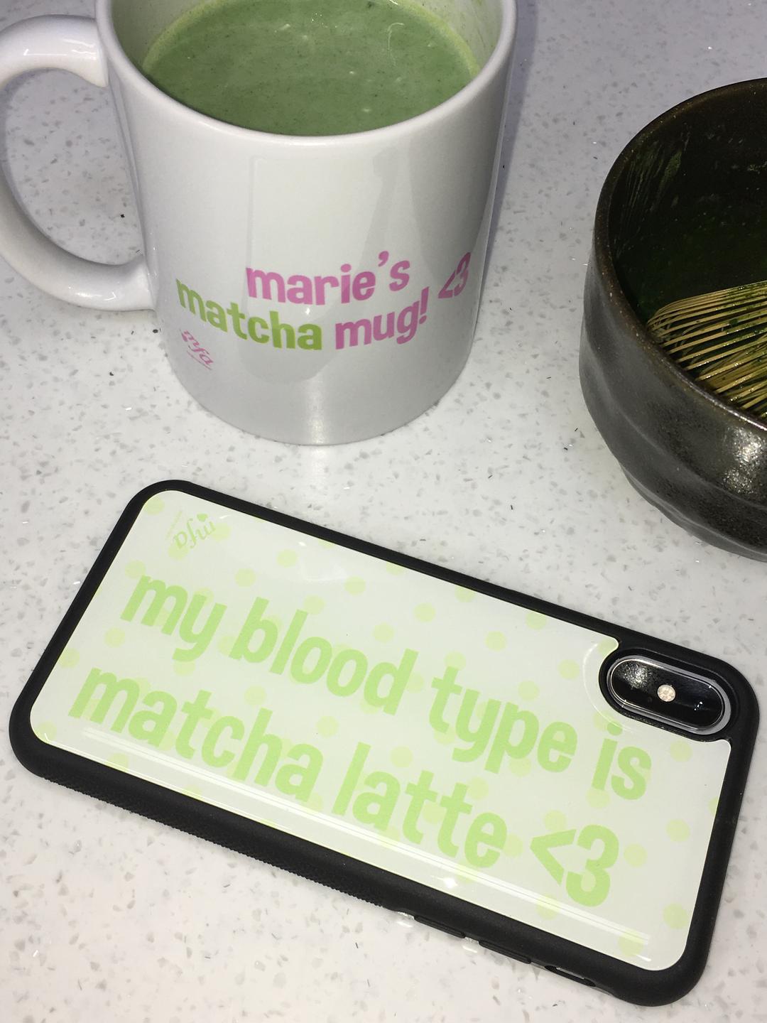 matcha magsafe glass case