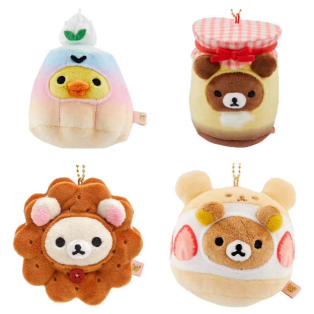 산엑스 리락쿠마 레트로 디저트 열쇠고리