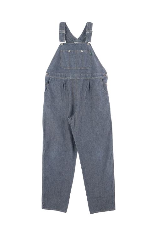 US 폴로 에센 (Woman - M) 코튼 로고 오버롤 데님 팬츠