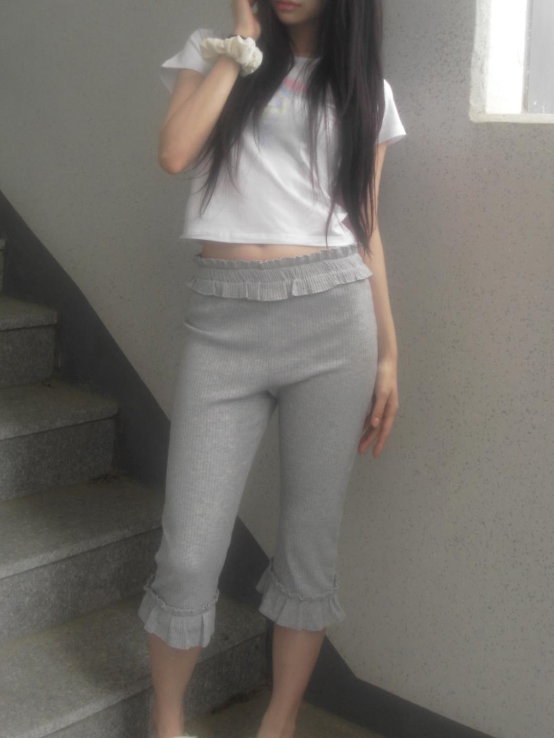 젤레나 frill leggings pants