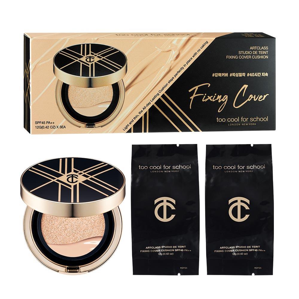 투쿨포스쿨 픽싱 커버 기획세트  쿠션 본품12g + 리필 12g 2개입  (SPF 45 PA ++)