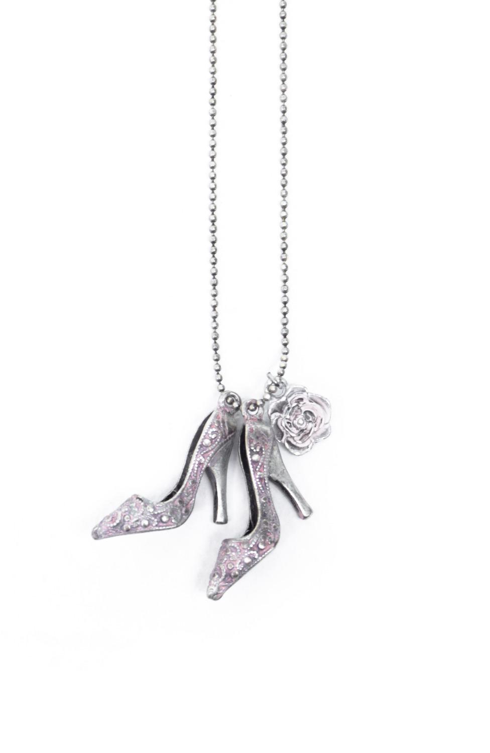 Pink...Heel Token necklace *예약배송 4/6