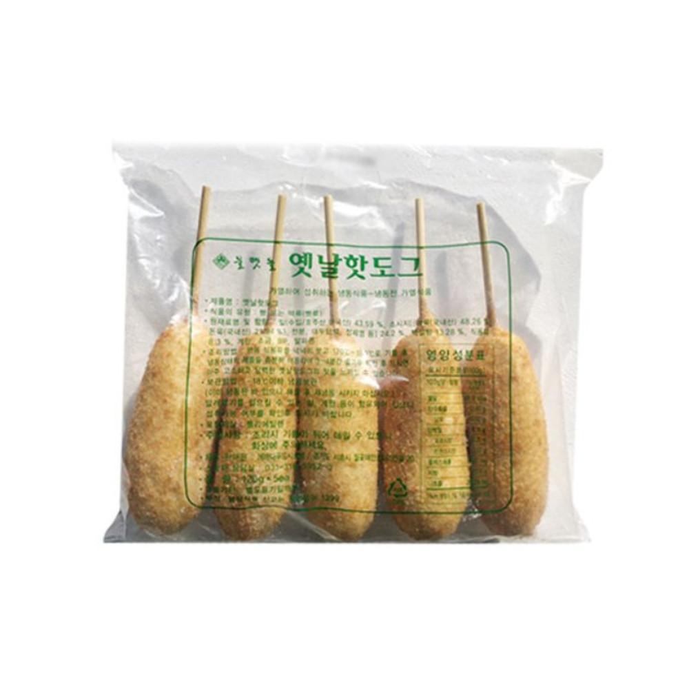 [물맷돌] 옛날 핫도그 600g (120g x 5ea)
