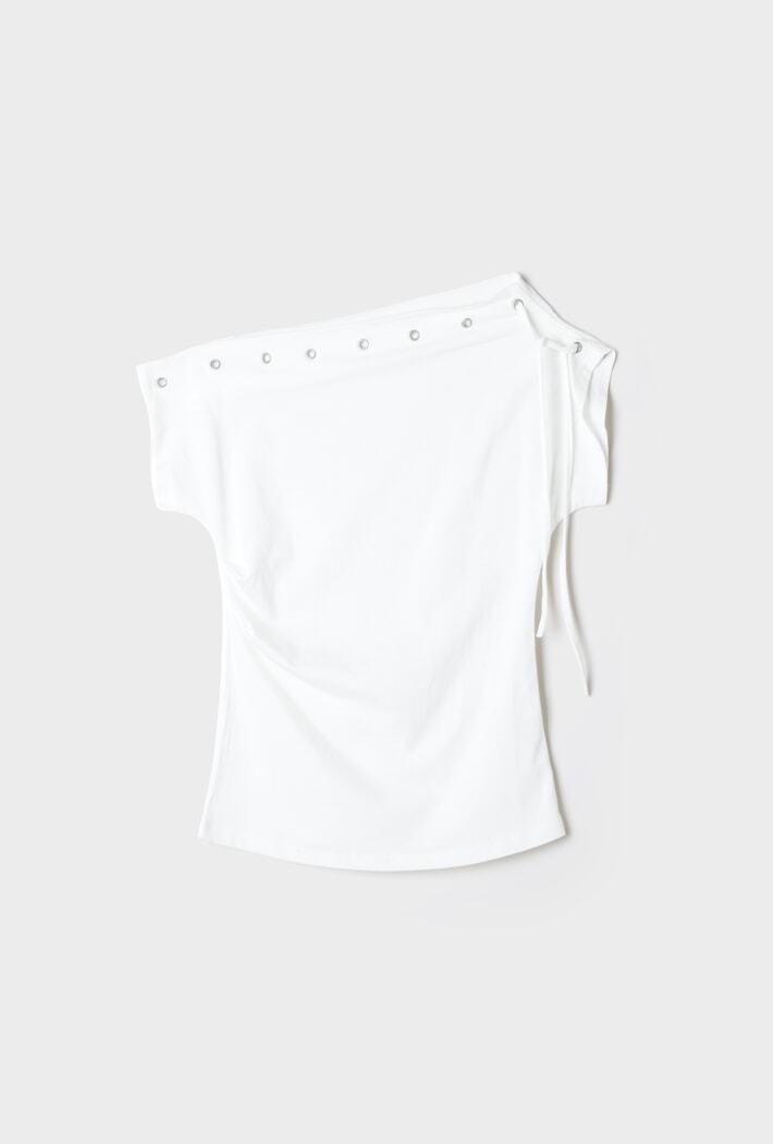 아일렛 보트넥 반팔티_SPRWG25G92