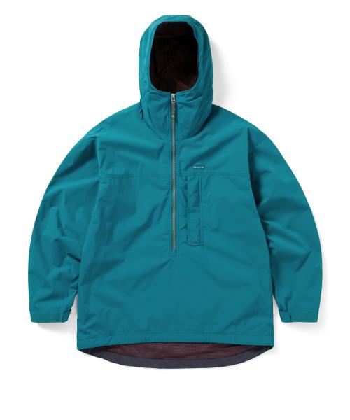 Nylon Anorak Parka Blue