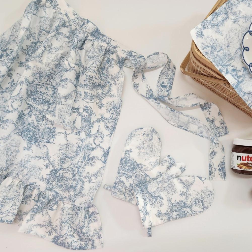 뜨왈드쥬이원단 면마 명화 원단 1color