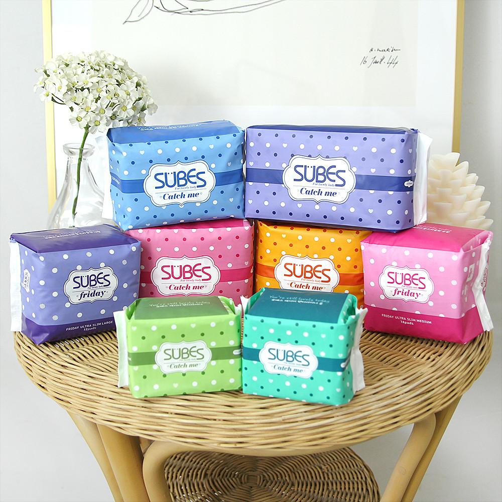 슈베스 생리대 중형 3팩+대형 3팩 혼합구성 외 팬티라이너 입는 오버나이트 세트 모음전